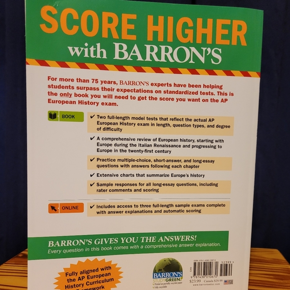 AP European History Test Prep Book - Picture 2 of 2